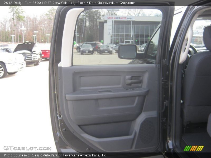 Black / Dark Slate/Medium Graystone 2012 Dodge Ram 2500 HD ST Crew Cab 4x4