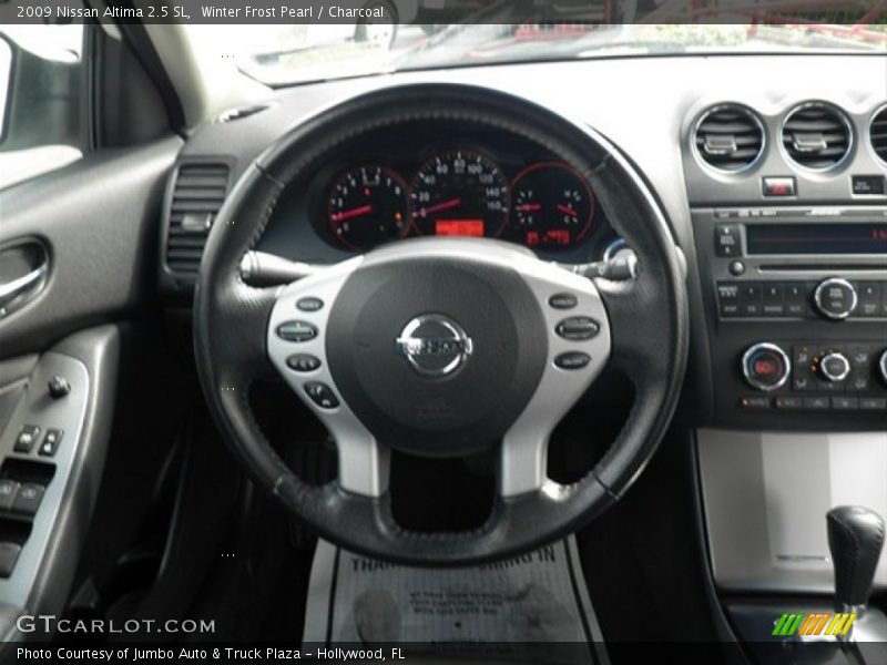 Winter Frost Pearl / Charcoal 2009 Nissan Altima 2.5 SL