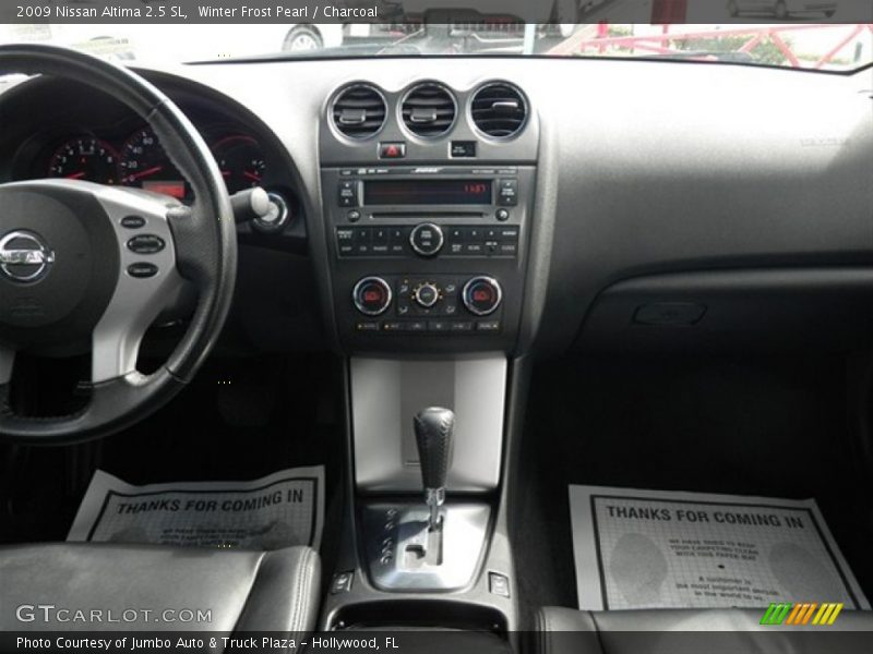 Winter Frost Pearl / Charcoal 2009 Nissan Altima 2.5 SL