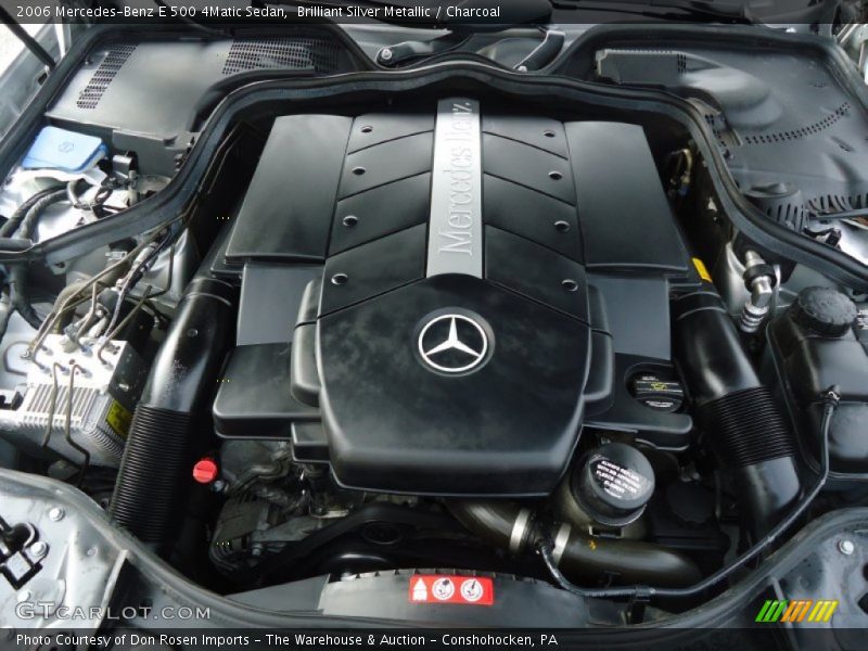 Brilliant Silver Metallic / Charcoal 2006 Mercedes-Benz E 500 4Matic Sedan