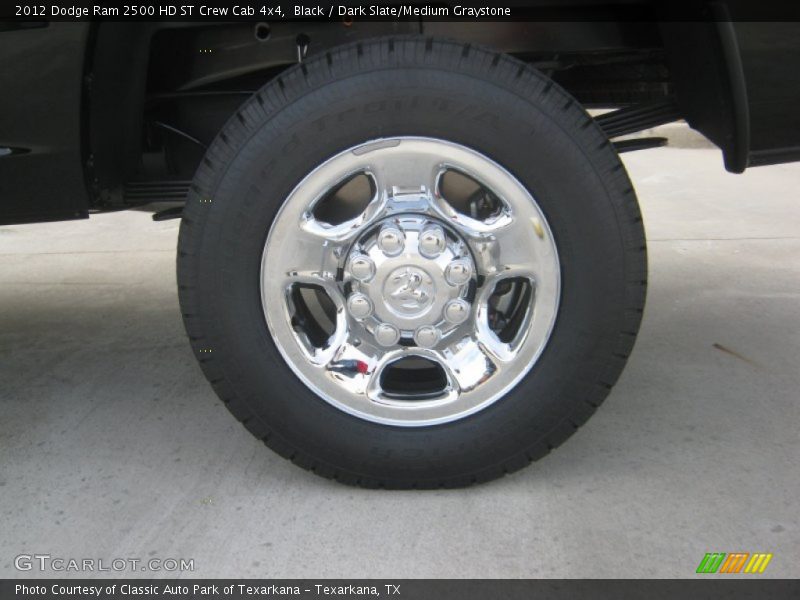 Black / Dark Slate/Medium Graystone 2012 Dodge Ram 2500 HD ST Crew Cab 4x4