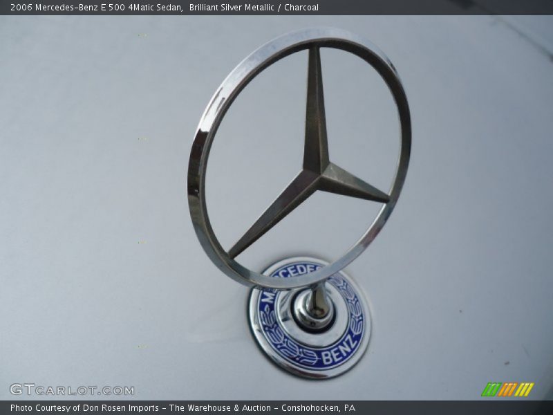 Brilliant Silver Metallic / Charcoal 2006 Mercedes-Benz E 500 4Matic Sedan