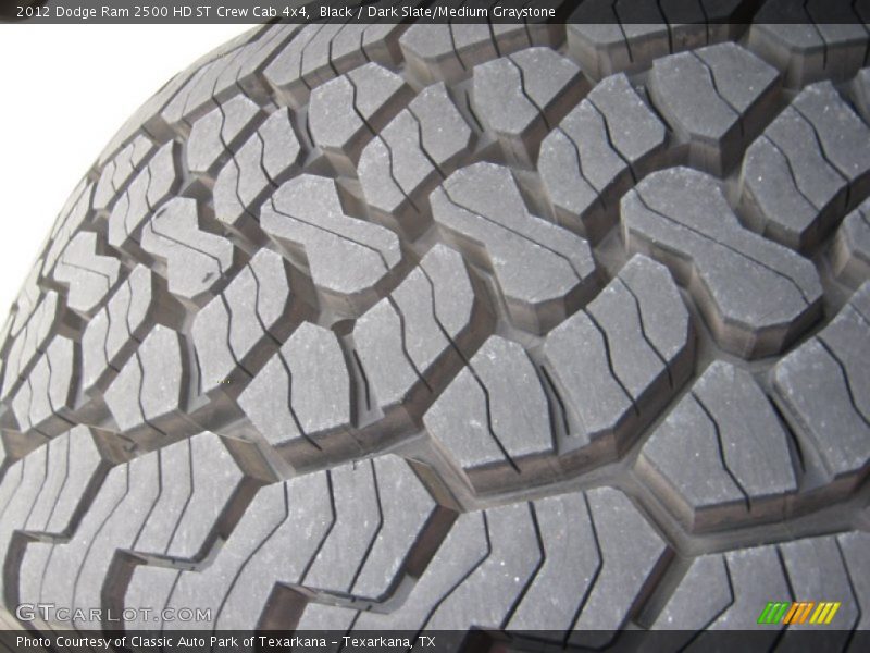 Black / Dark Slate/Medium Graystone 2012 Dodge Ram 2500 HD ST Crew Cab 4x4