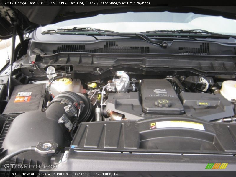 Black / Dark Slate/Medium Graystone 2012 Dodge Ram 2500 HD ST Crew Cab 4x4