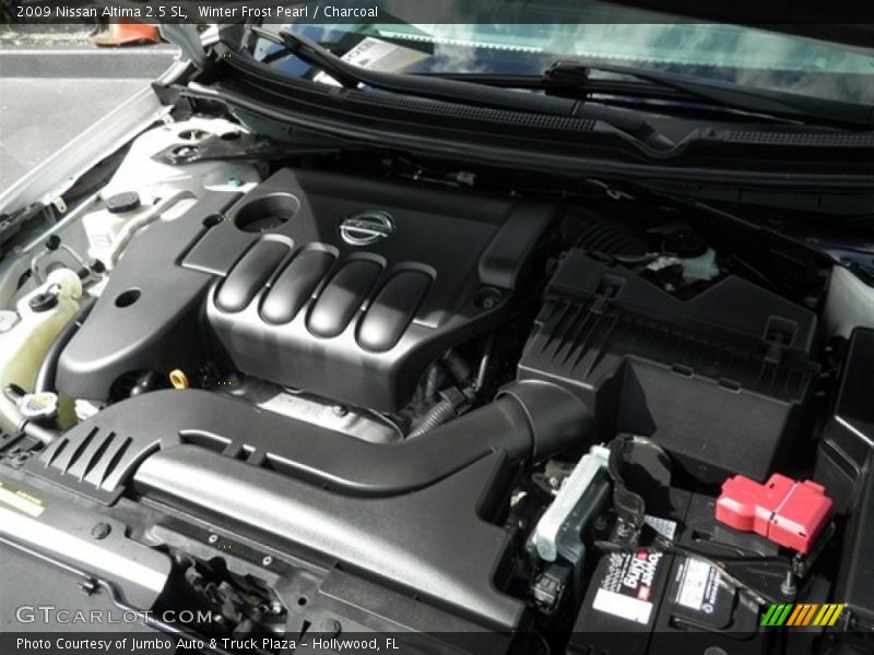 Winter Frost Pearl / Charcoal 2009 Nissan Altima 2.5 SL