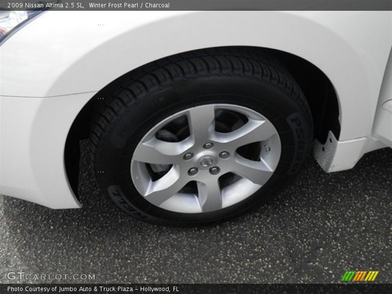 Winter Frost Pearl / Charcoal 2009 Nissan Altima 2.5 SL