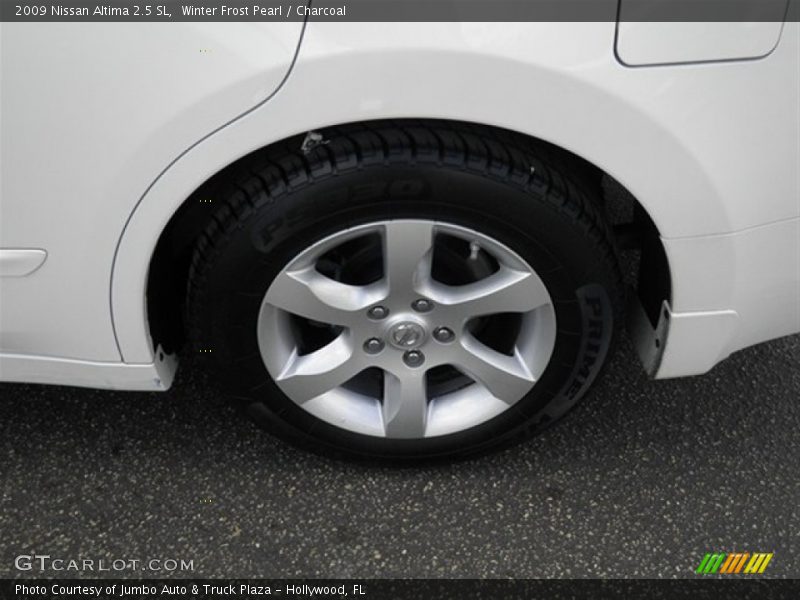 Winter Frost Pearl / Charcoal 2009 Nissan Altima 2.5 SL