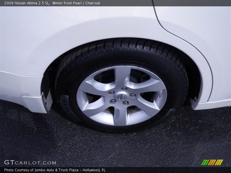Winter Frost Pearl / Charcoal 2009 Nissan Altima 2.5 SL