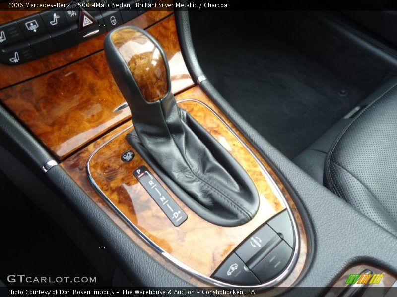 Brilliant Silver Metallic / Charcoal 2006 Mercedes-Benz E 500 4Matic Sedan