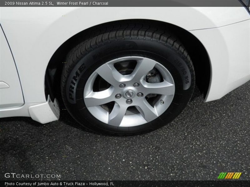 Winter Frost Pearl / Charcoal 2009 Nissan Altima 2.5 SL