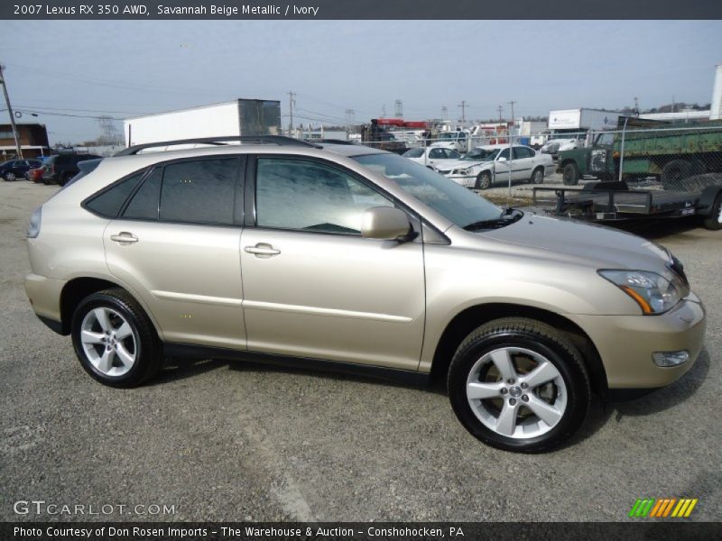 Savannah Beige Metallic / Ivory 2007 Lexus RX 350 AWD