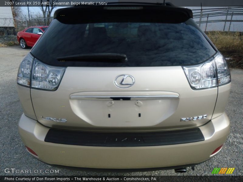 Savannah Beige Metallic / Ivory 2007 Lexus RX 350 AWD