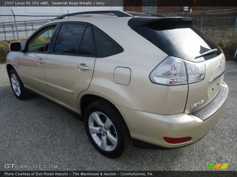 Savannah Beige Metallic / Ivory 2007 Lexus RX 350 AWD