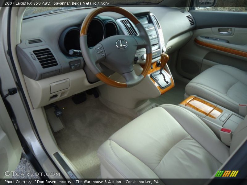 Savannah Beige Metallic / Ivory 2007 Lexus RX 350 AWD