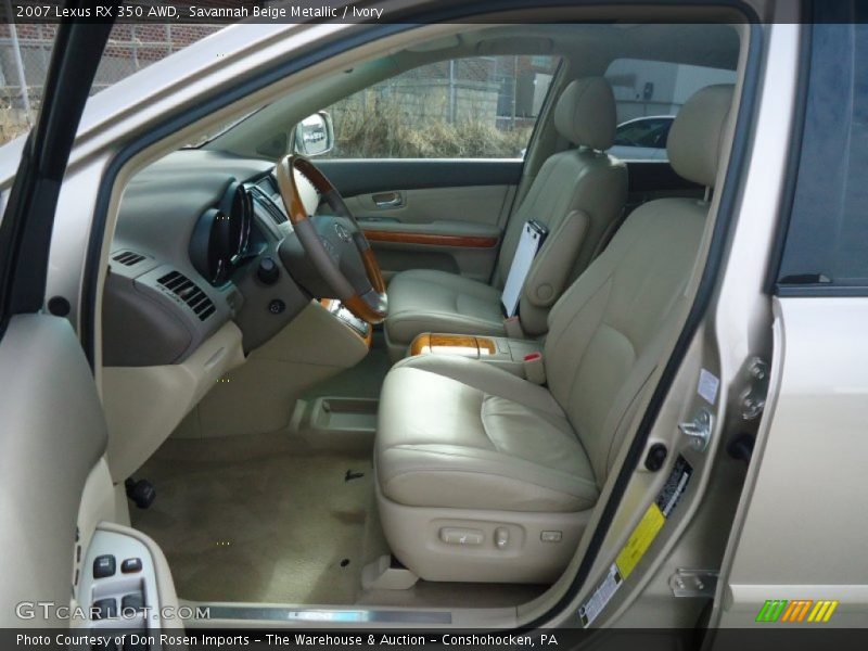 Savannah Beige Metallic / Ivory 2007 Lexus RX 350 AWD