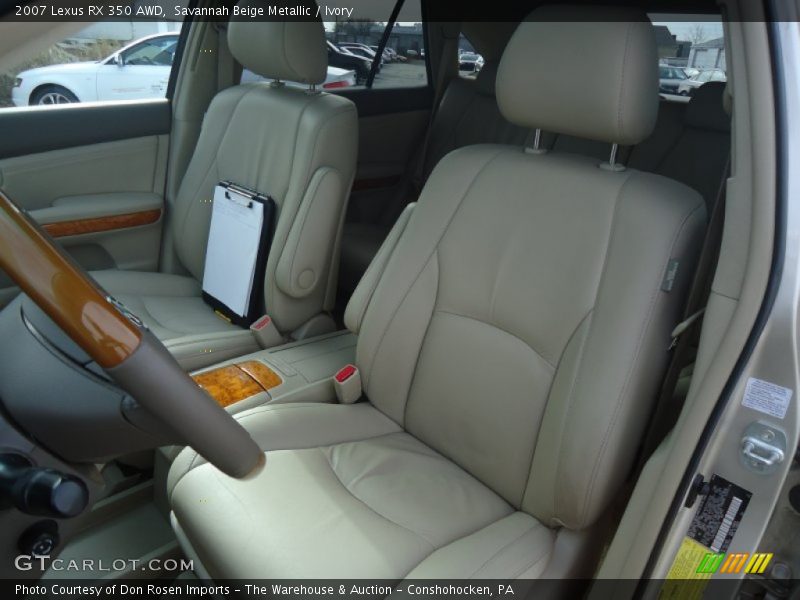 Savannah Beige Metallic / Ivory 2007 Lexus RX 350 AWD