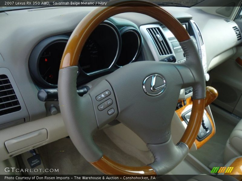 Savannah Beige Metallic / Ivory 2007 Lexus RX 350 AWD