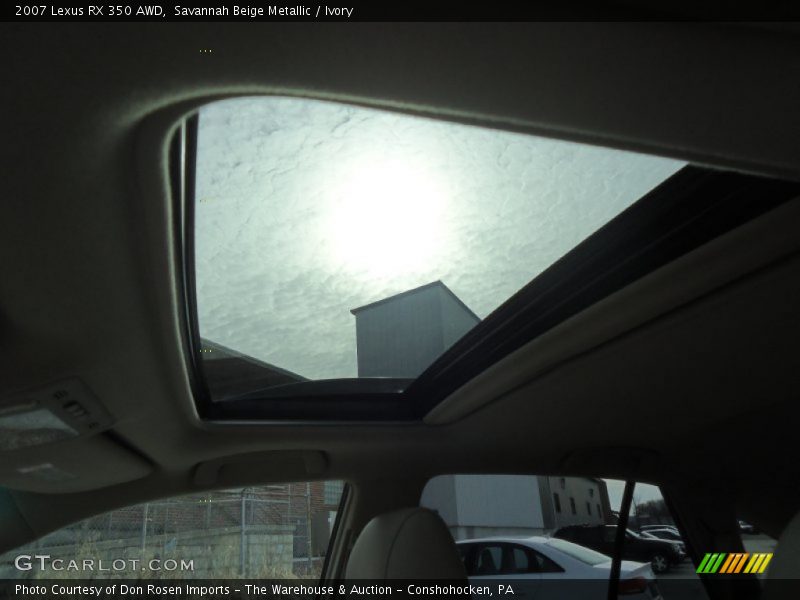 Savannah Beige Metallic / Ivory 2007 Lexus RX 350 AWD