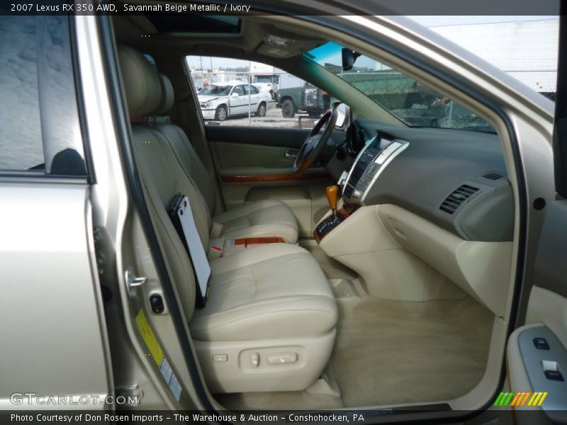 Savannah Beige Metallic / Ivory 2007 Lexus RX 350 AWD