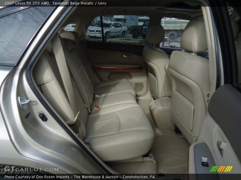 Savannah Beige Metallic / Ivory 2007 Lexus RX 350 AWD