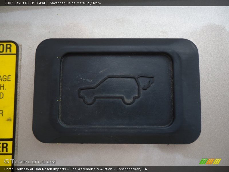 Savannah Beige Metallic / Ivory 2007 Lexus RX 350 AWD