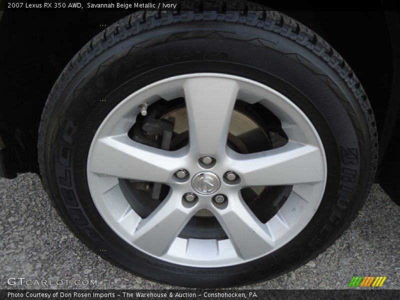 Savannah Beige Metallic / Ivory 2007 Lexus RX 350 AWD