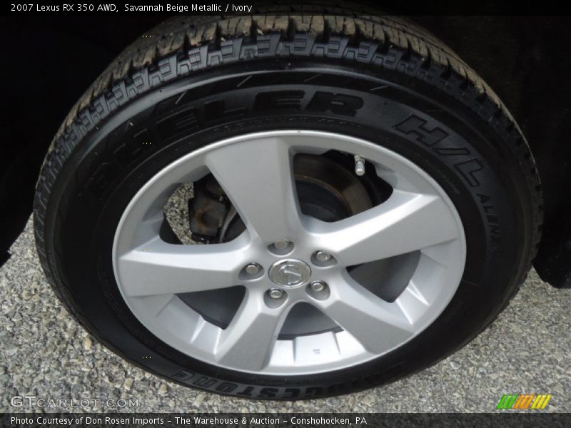 Savannah Beige Metallic / Ivory 2007 Lexus RX 350 AWD