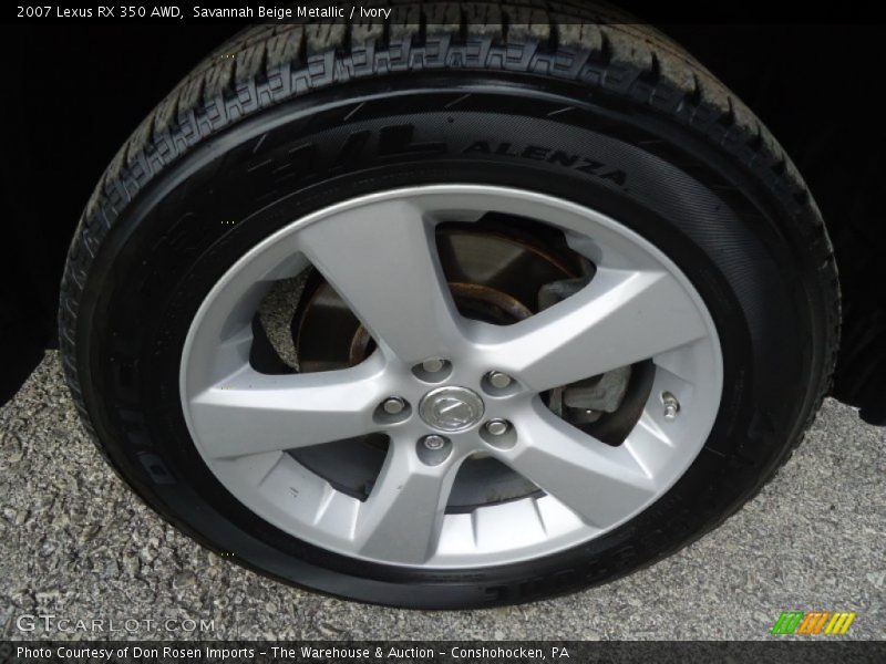 Savannah Beige Metallic / Ivory 2007 Lexus RX 350 AWD