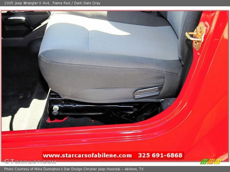 Flame Red / Dark Slate Gray 2005 Jeep Wrangler X 4x4