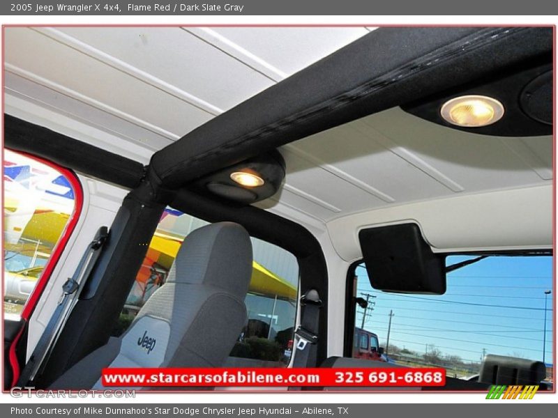Flame Red / Dark Slate Gray 2005 Jeep Wrangler X 4x4