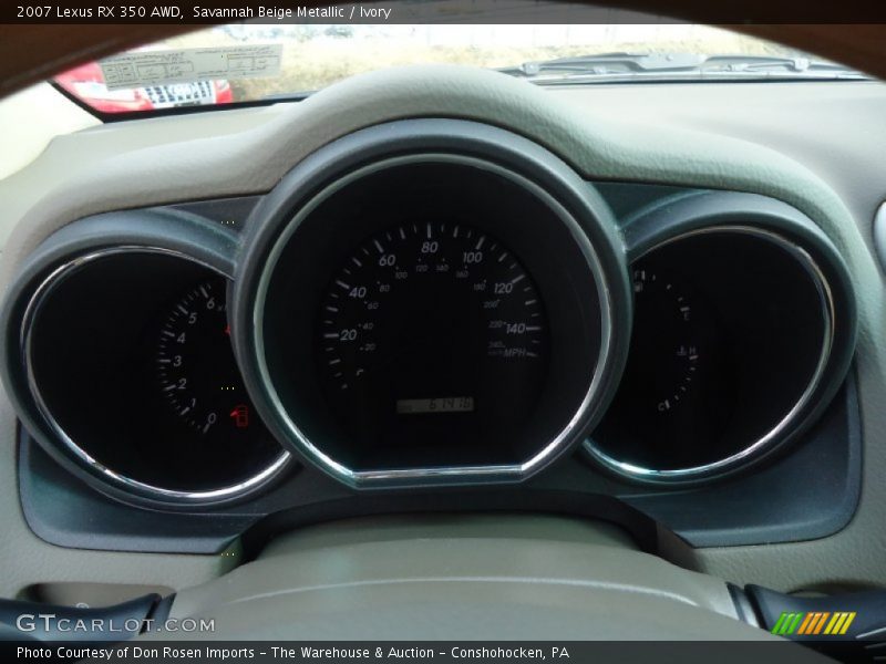 Savannah Beige Metallic / Ivory 2007 Lexus RX 350 AWD