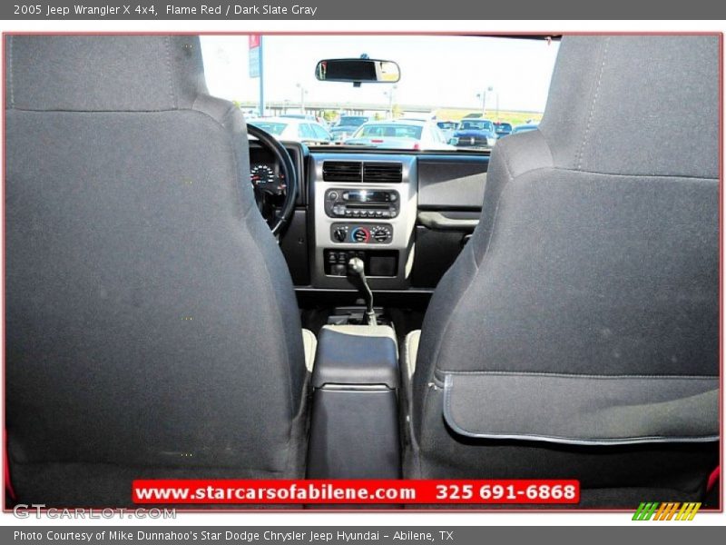 Flame Red / Dark Slate Gray 2005 Jeep Wrangler X 4x4