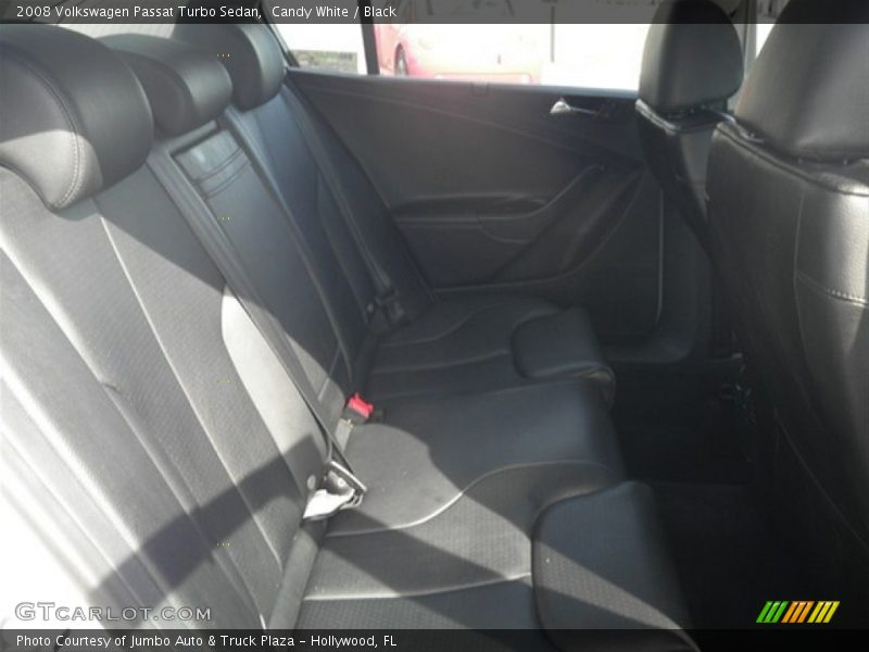Candy White / Black 2008 Volkswagen Passat Turbo Sedan