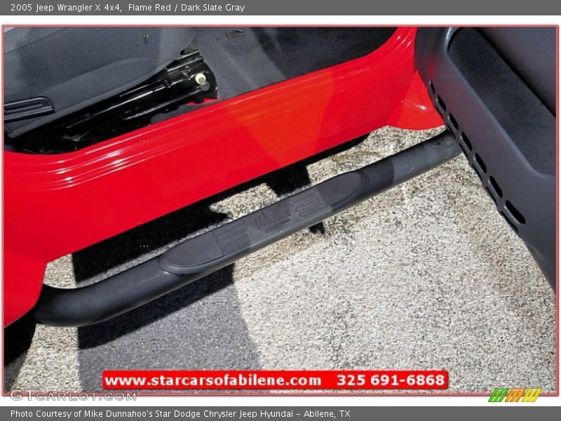 Flame Red / Dark Slate Gray 2005 Jeep Wrangler X 4x4