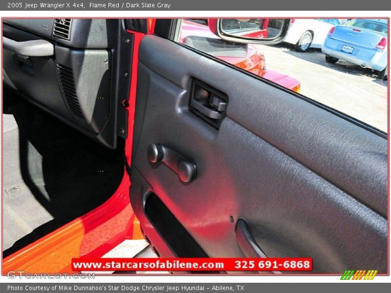 Flame Red / Dark Slate Gray 2005 Jeep Wrangler X 4x4