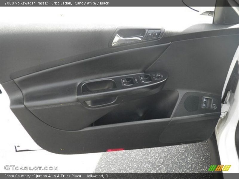 Candy White / Black 2008 Volkswagen Passat Turbo Sedan