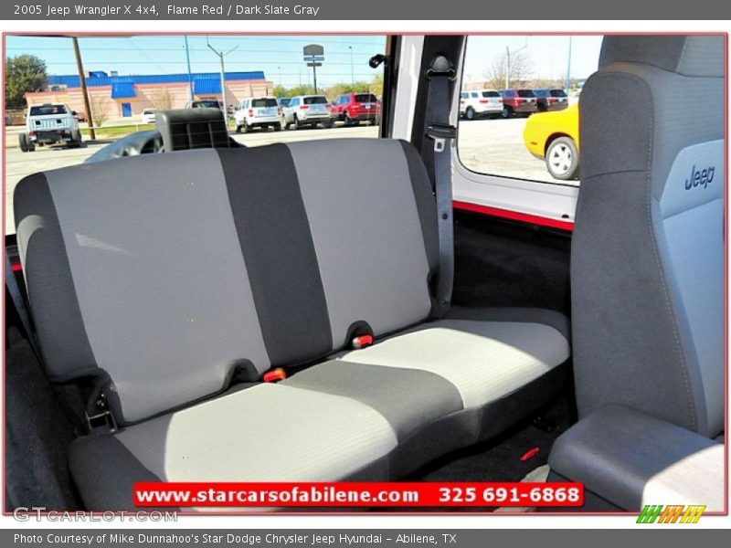 Flame Red / Dark Slate Gray 2005 Jeep Wrangler X 4x4