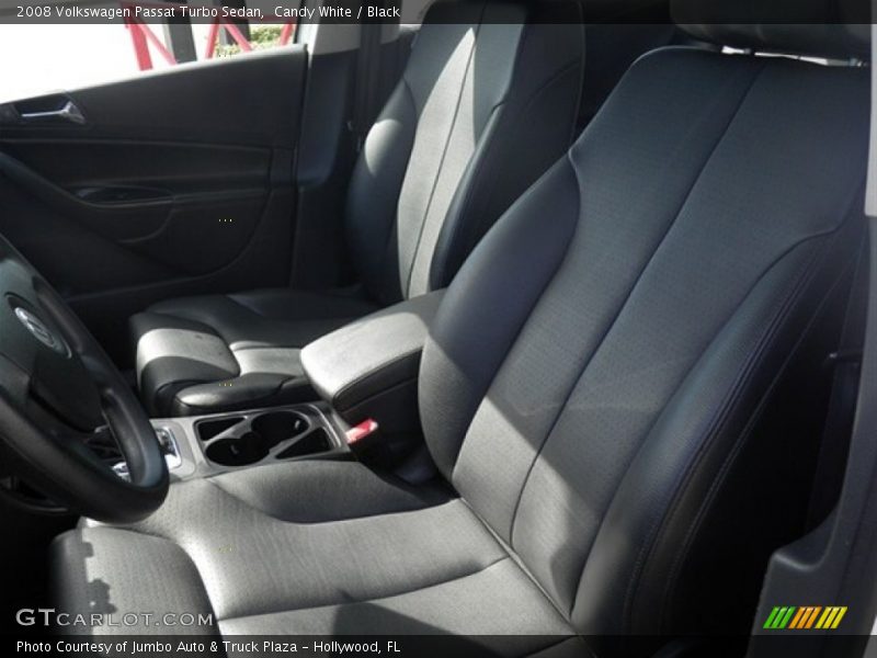 Candy White / Black 2008 Volkswagen Passat Turbo Sedan