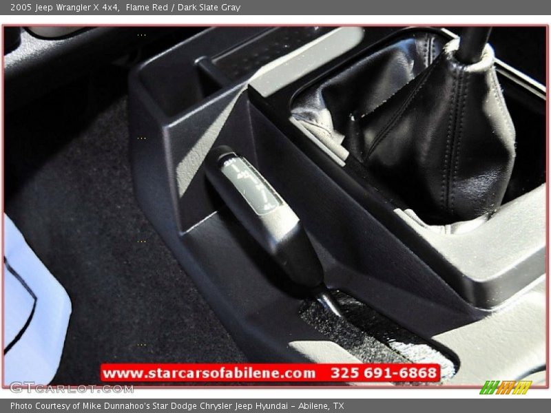 Flame Red / Dark Slate Gray 2005 Jeep Wrangler X 4x4