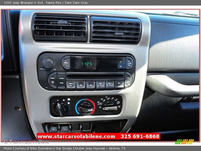 Flame Red / Dark Slate Gray 2005 Jeep Wrangler X 4x4