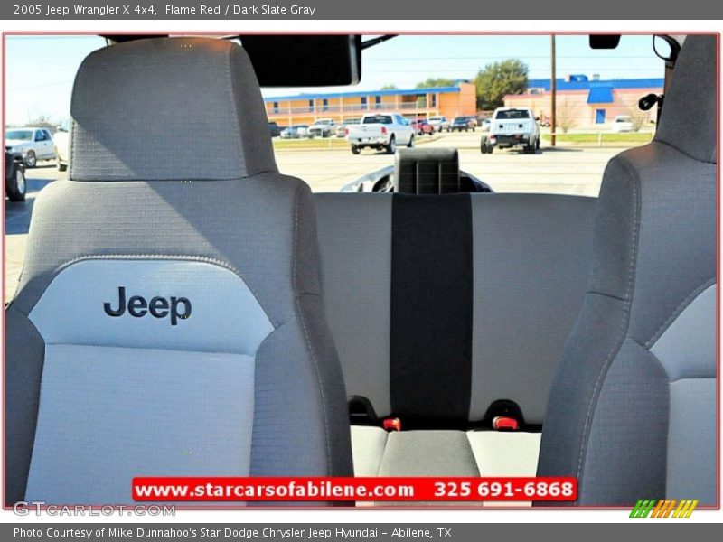 Flame Red / Dark Slate Gray 2005 Jeep Wrangler X 4x4