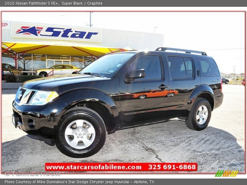 Super Black / Graphite 2010 Nissan Pathfinder S FE+
