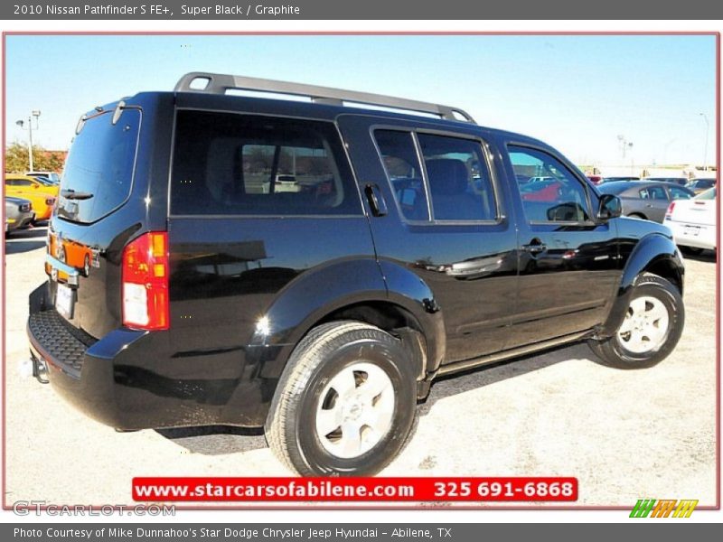 Super Black / Graphite 2010 Nissan Pathfinder S FE+