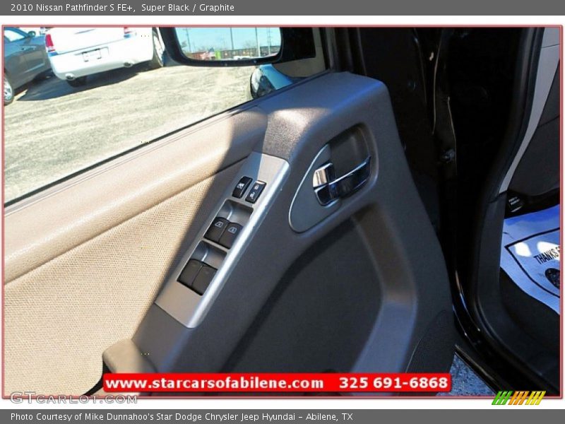 Super Black / Graphite 2010 Nissan Pathfinder S FE+