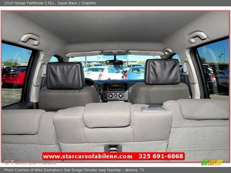 Super Black / Graphite 2010 Nissan Pathfinder S FE+