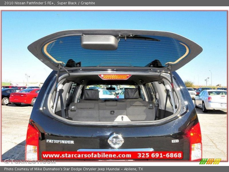 Super Black / Graphite 2010 Nissan Pathfinder S FE+