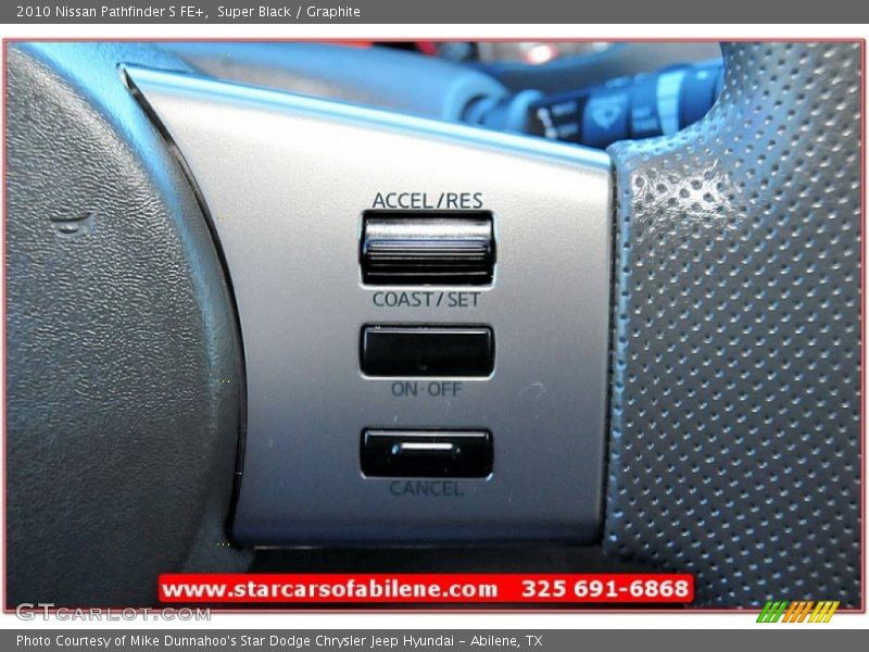 Super Black / Graphite 2010 Nissan Pathfinder S FE+