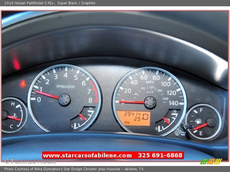 Super Black / Graphite 2010 Nissan Pathfinder S FE+