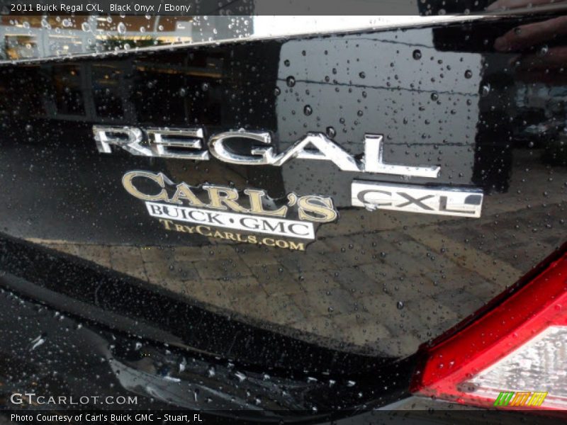 Black Onyx / Ebony 2011 Buick Regal CXL