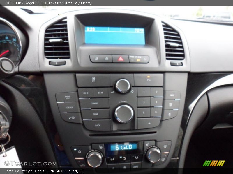 Controls of 2011 Regal CXL